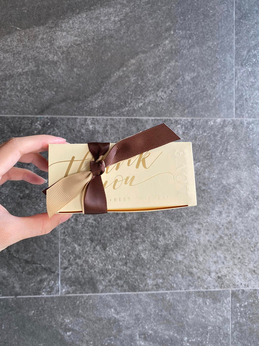 3件裝 Thank you 禮盒款(散水餅/婚宴回禮)